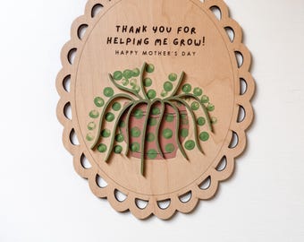 DIY Mother's Day Craft | Fingerprint Sign | Mother's Day Gift | Craft for Kids | Keepsake Gift