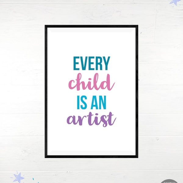 Every Child is an Artist - Etsy