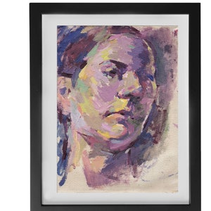 original artwork, original painting, original female art, original portrait, portrait art, female artwork, female art, female painting