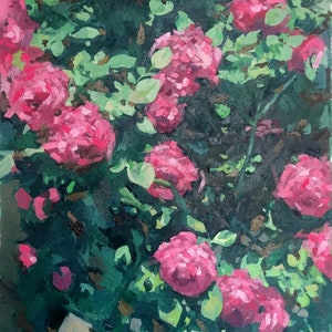 original painting, original art, original oil painting, oil painting art, roses artwork, flowers art, roses oil painting, flowers artwork
