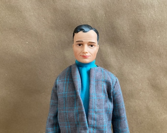 1963 Dr. John Littlechap doll with vintage handmade 3 piece suit