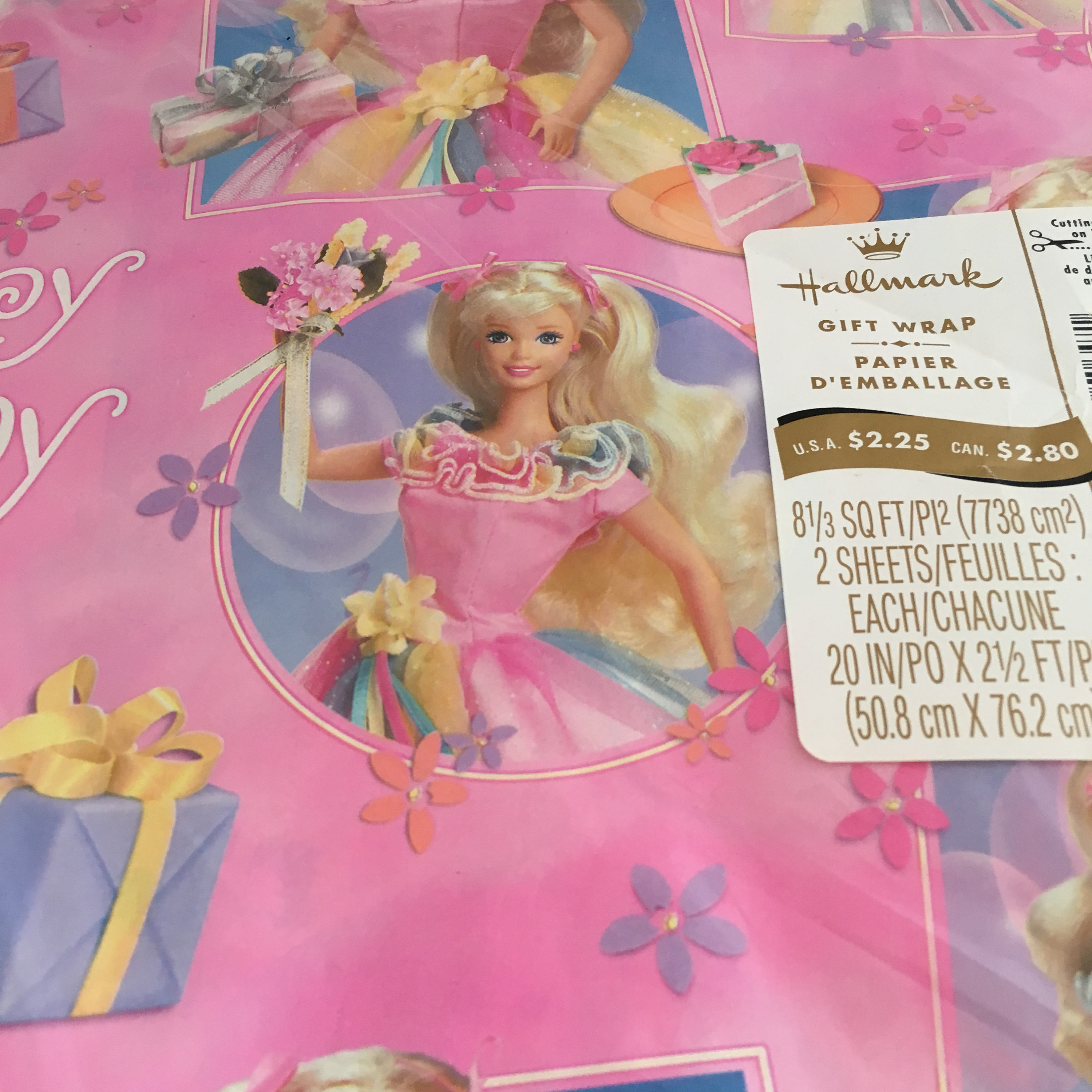 8+ Barbie Gift Wrap