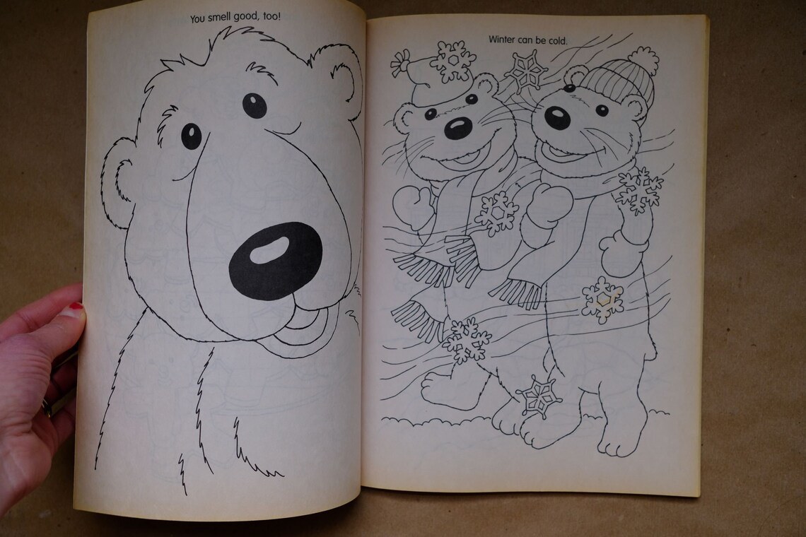 2001 Bear in the Big Blue House Coloring Book Bear's | Etsy
