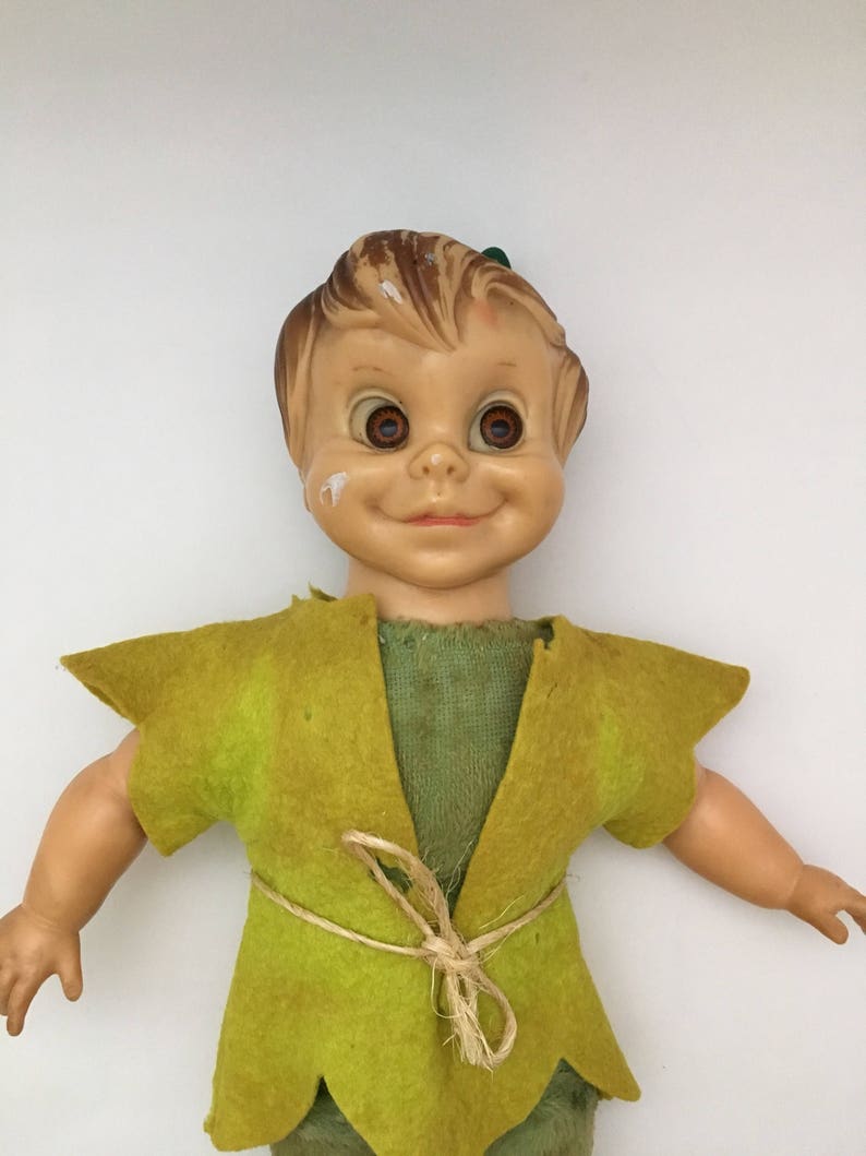 Vintage Ideal Peter Pan doll rubber Peter Pan doll soft | Etsy