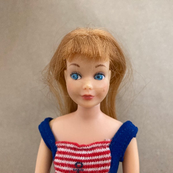 1960s #1030 Titian-haired bendable leg Skipper doll