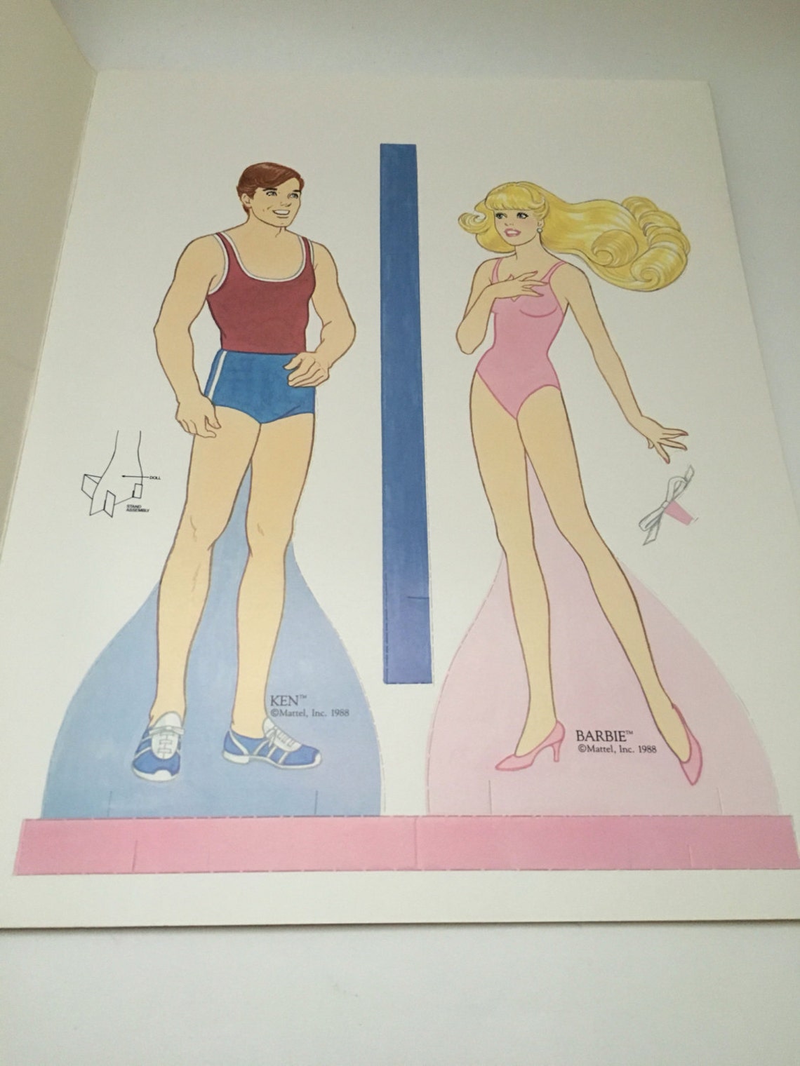 Vintage Barbie paper dolls 1980s Barbie paper dolls 1980s Etsy