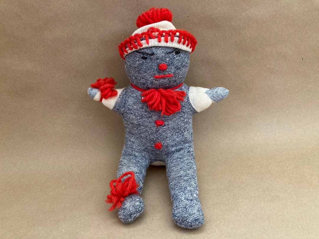 Vintage Homemade Grumpy Sock Doll Toy Made From Mccall Pattern 1443 - Etsy