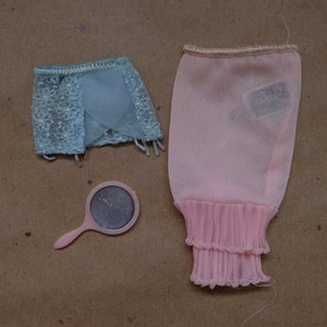 1960s Barbie Fashion Pak lingerie undergarment pieces