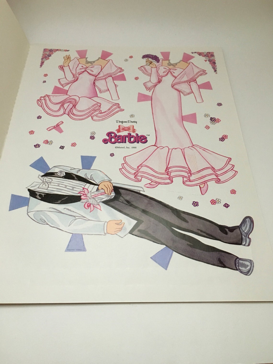 Vintage Barbie paper dolls 1980s Barbie paper dolls 1980s Etsy