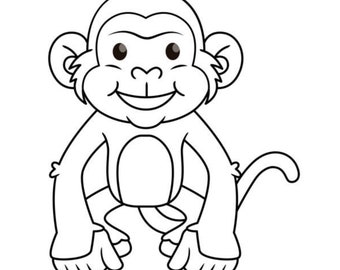 Download Animal Coloring Pdf Etsy