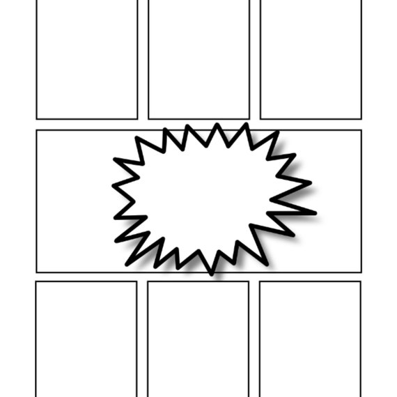 Create a Comic Strip: Printable Template