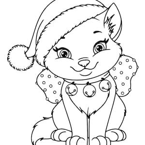 Kitten Coloring Pages 21 Printable Kitten Coloring Pages for , Etsy - Etsy