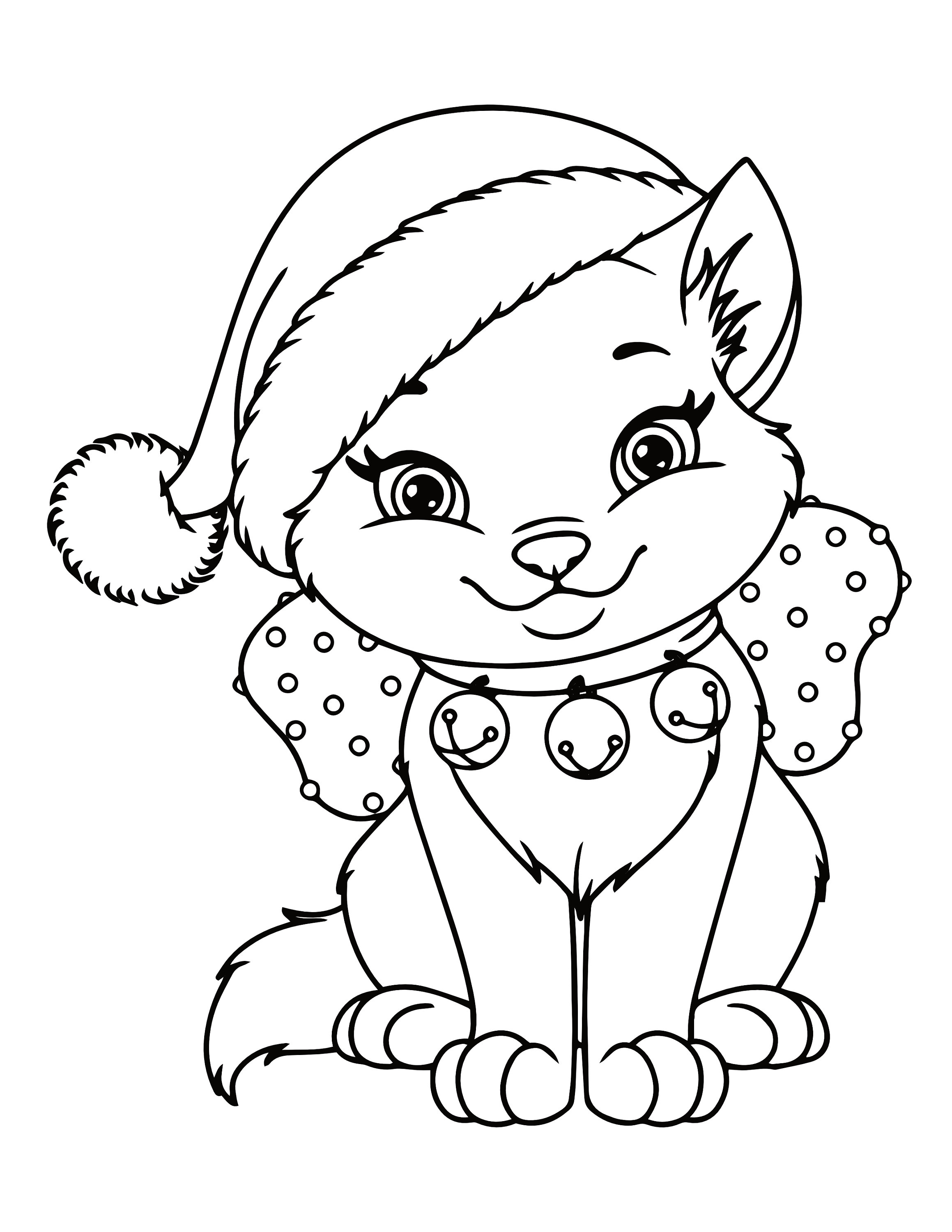Kitten Coloring Coloring Pages