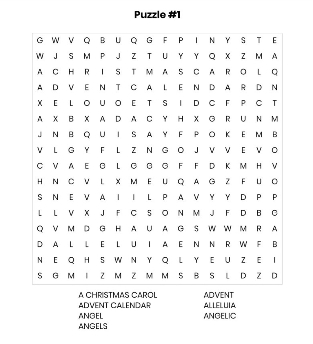 Christmas Word Search Puzzles Printable Printable Word - Etsy Israel