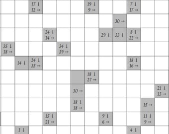 printable kakuro puzzles download 160 kakuro puzzles with etsy
