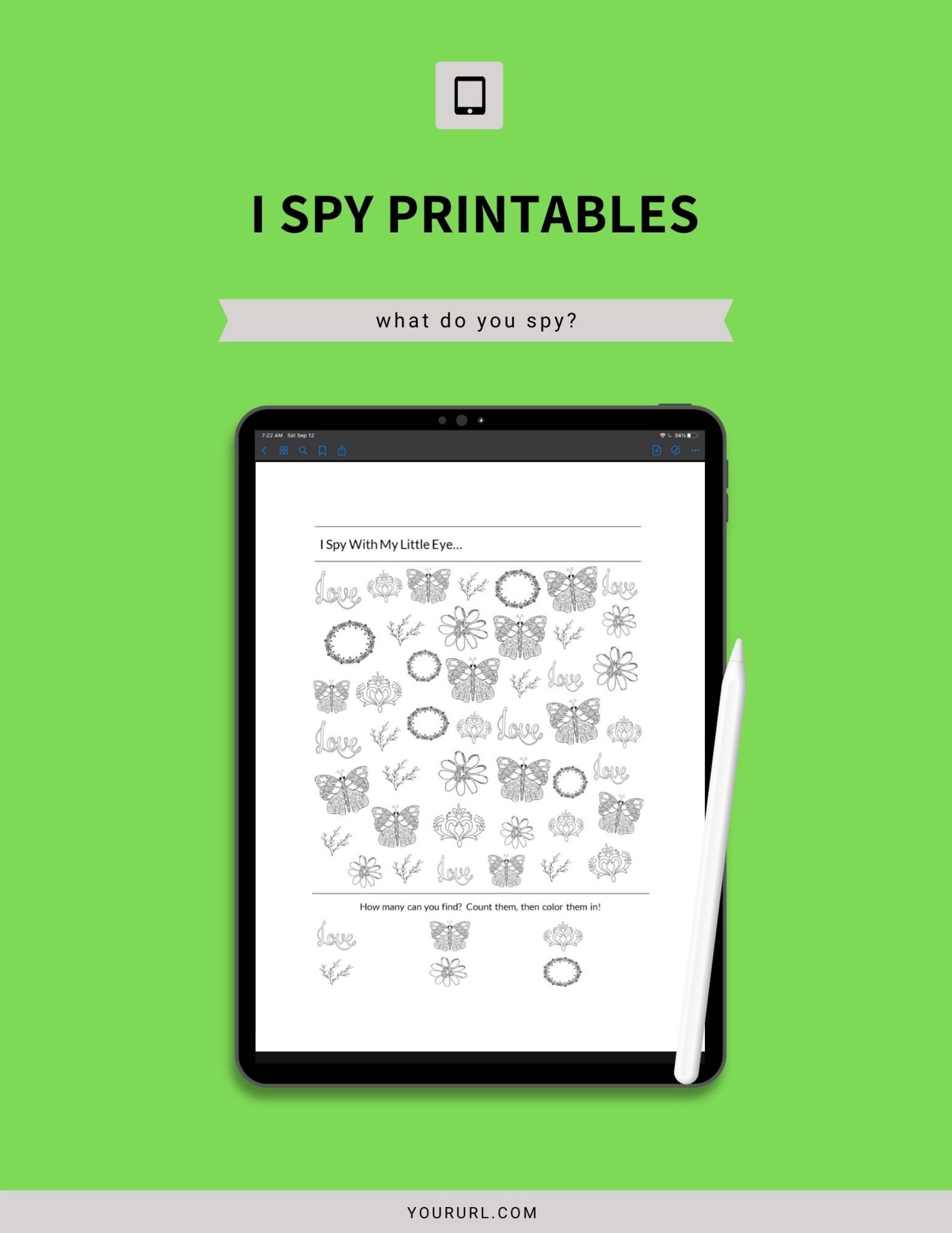 I Spy Printables Printable I Spy Games for Kids - Etsy