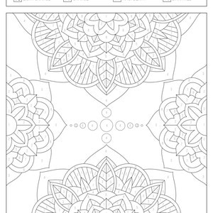 Color by Numbers Printable Coloring Book for Adults & Teens , Etsy image 5