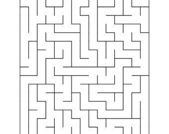 Print Out Mazes - 100 Printable Mazes and Answer Sheets - Etsy
