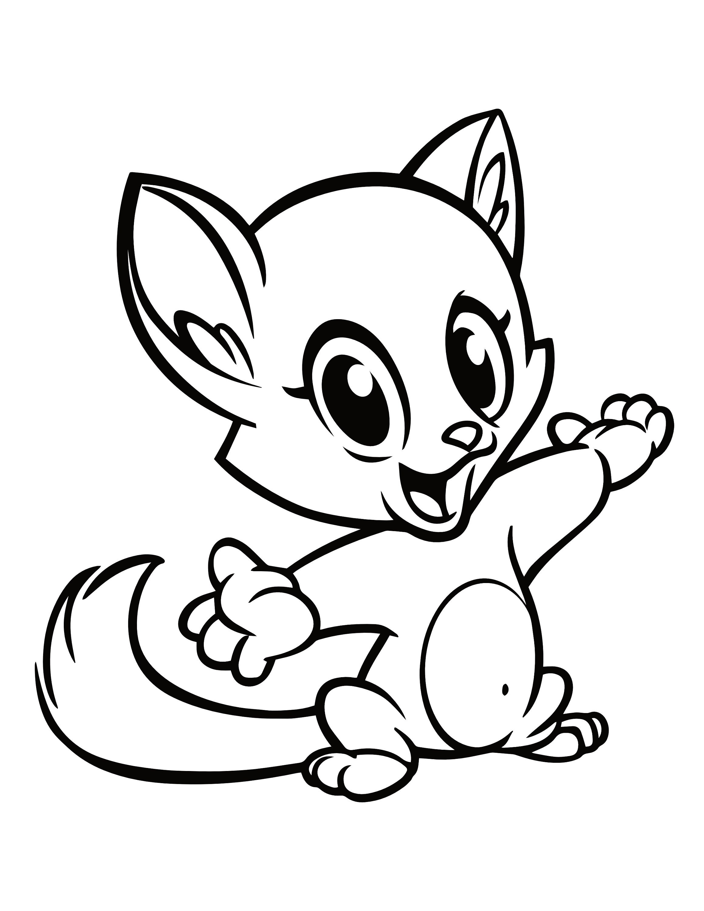 Kitten Coloring Pages 21 Printable Kitten Coloring Pages for , Etsy