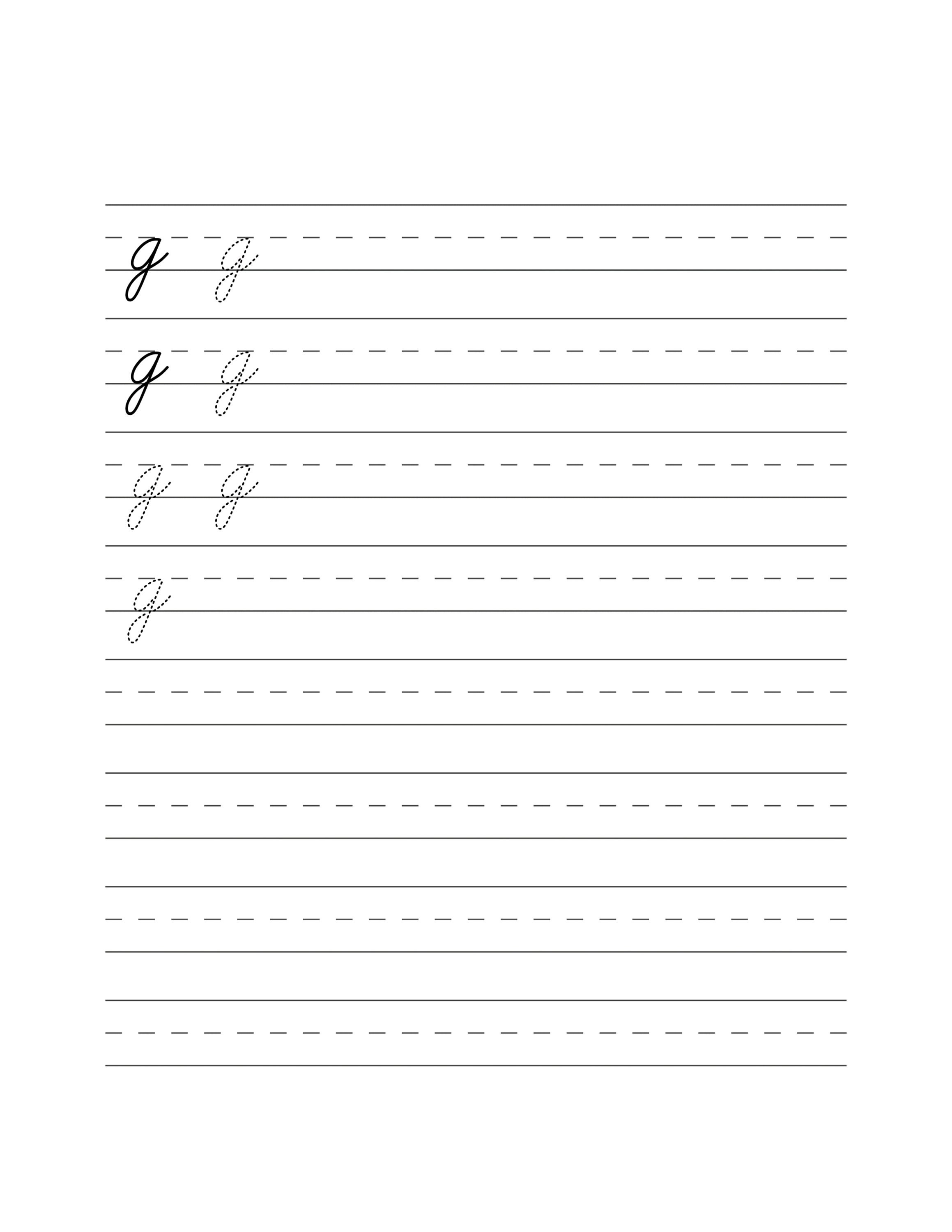 Printable Cursive Worksheets 78 Pages letters and Words Printable