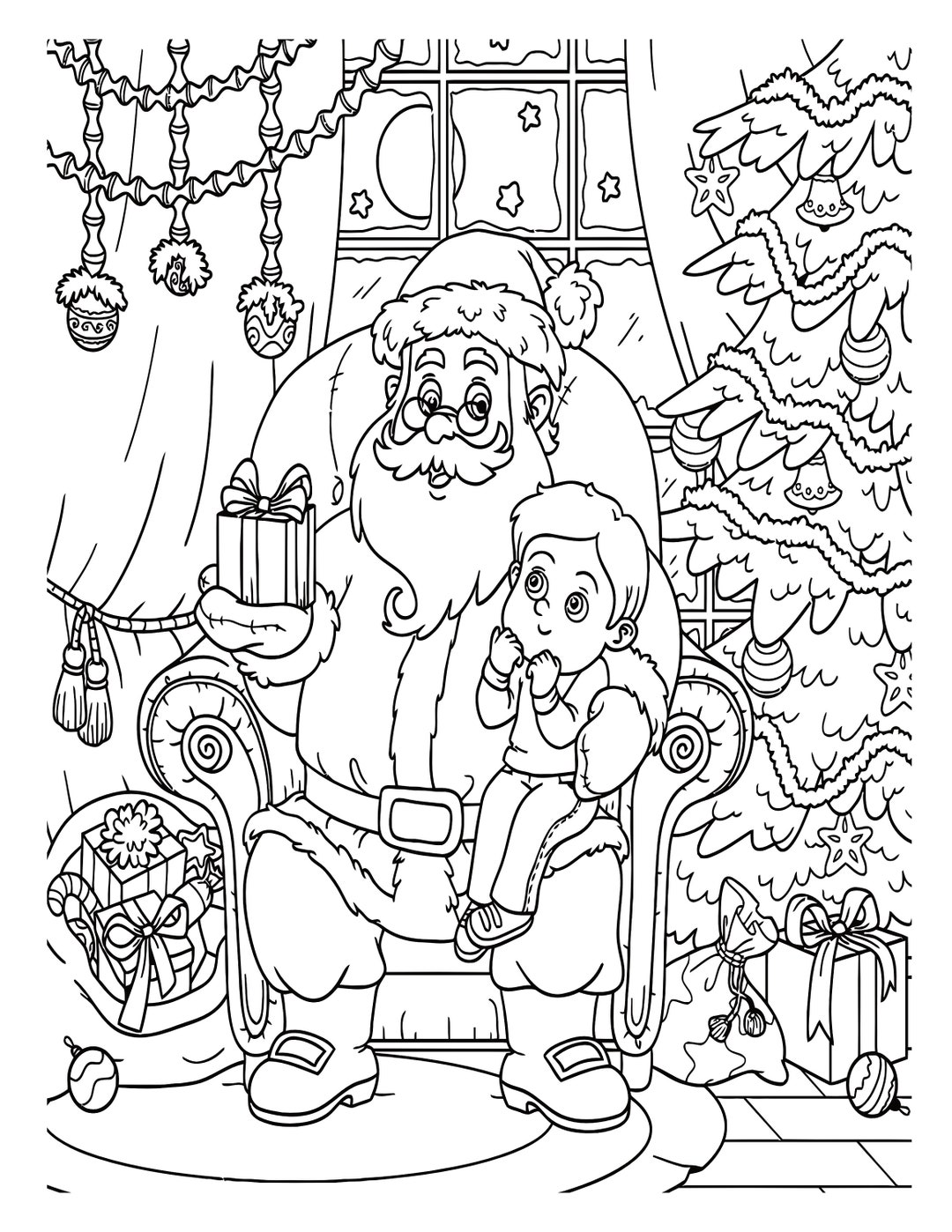Printable Christmas Coloring Pages for Kids 60 Xmas Coloring Pages for