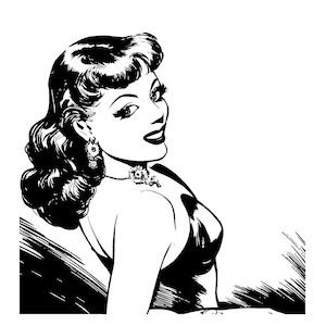 Printable Vintage Comic Book Style Coloring Pages for Adults - Etsy
