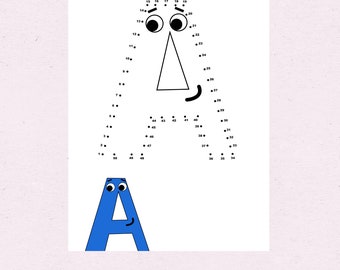 Dot to Dot ABC Printables - Dot to Dot Activities for Learning