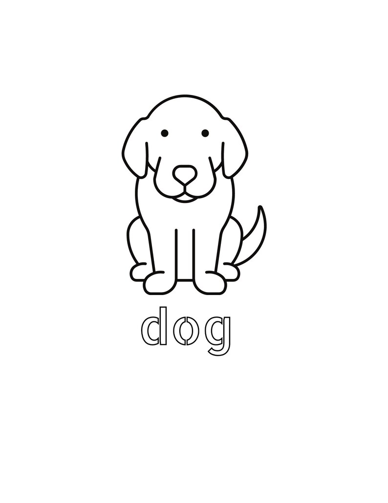 ABC Coloring Pages for Kids Printable Abcs PDF Coloring Book Etsy