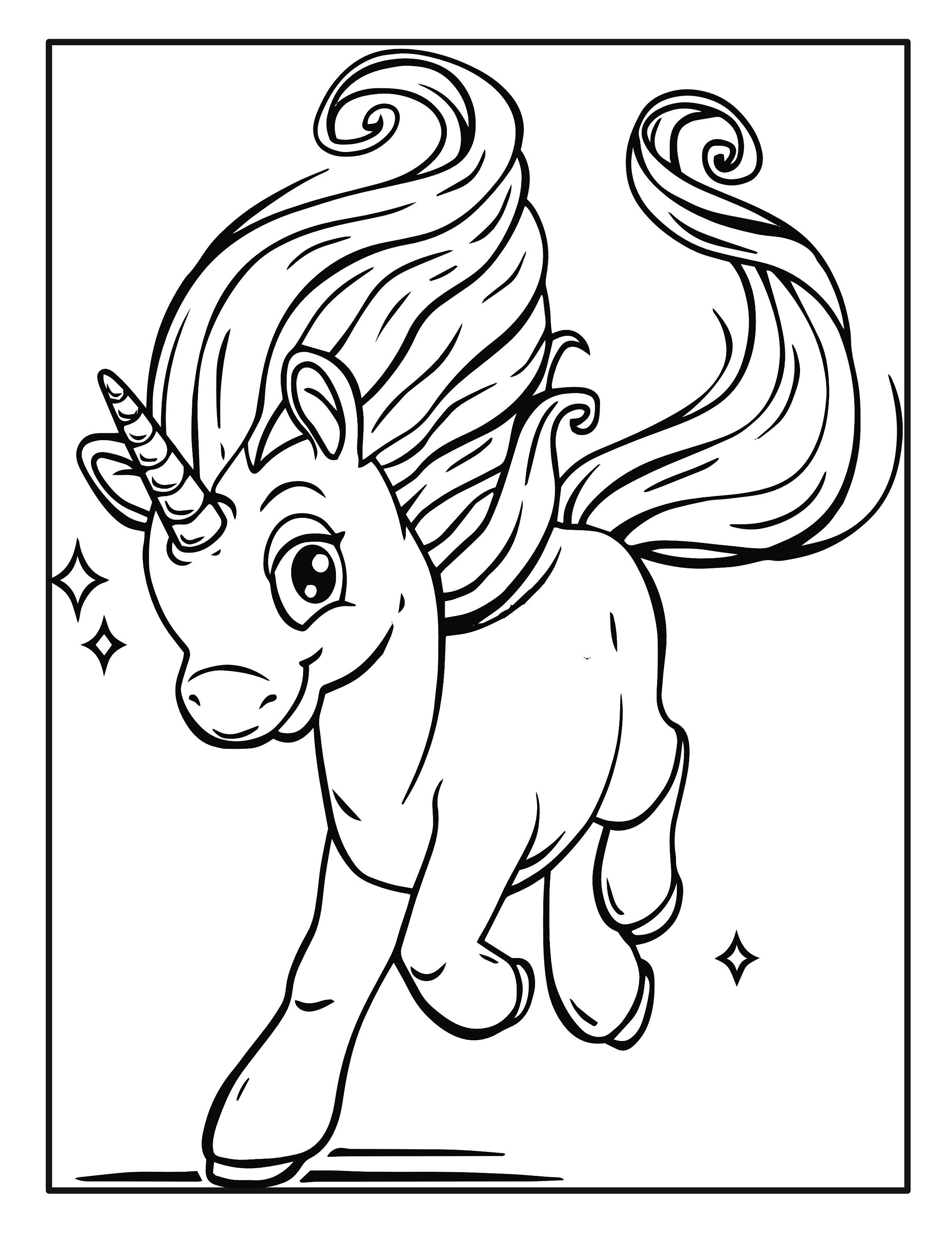Pick and Paint Coloring Activity Book�For Kids: Unicorn: Buy Pick