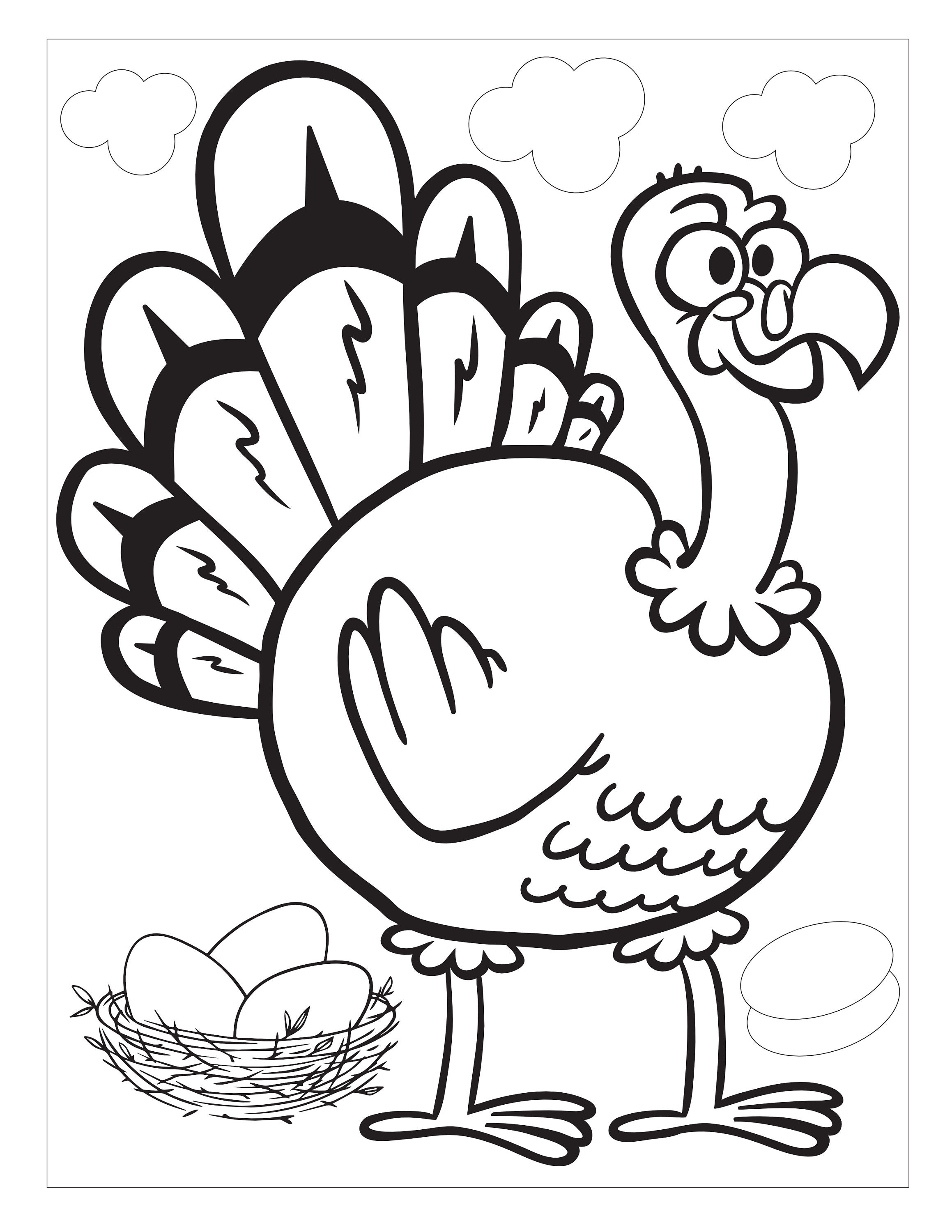 Thanksgiving Coloring Pages Printable Coloring Pages , Etsy