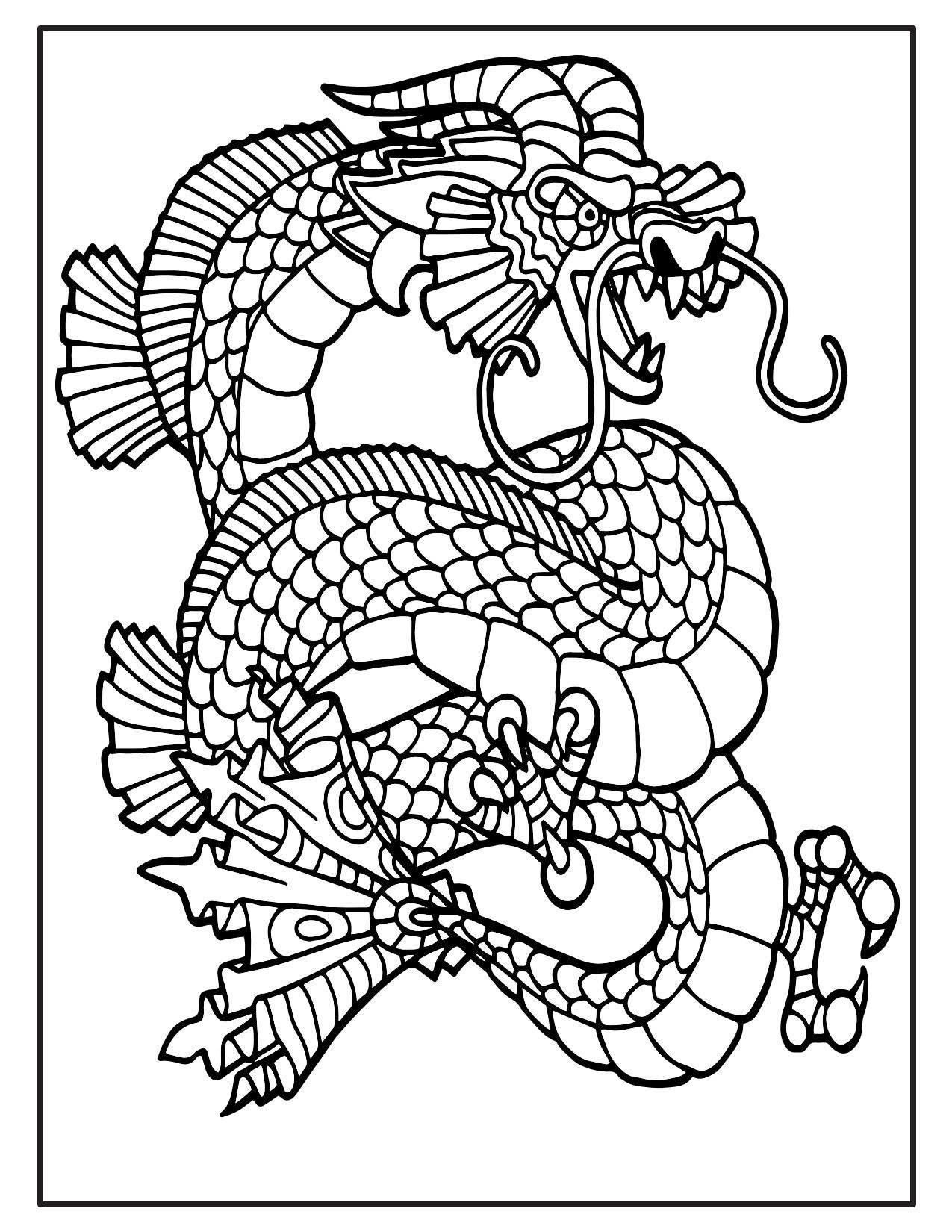 dragons coloring book pages for adults printable dragon coloring book pages