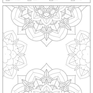 Color by Numbers Printable Coloring Book for Adults & Teens , Etsy image 7