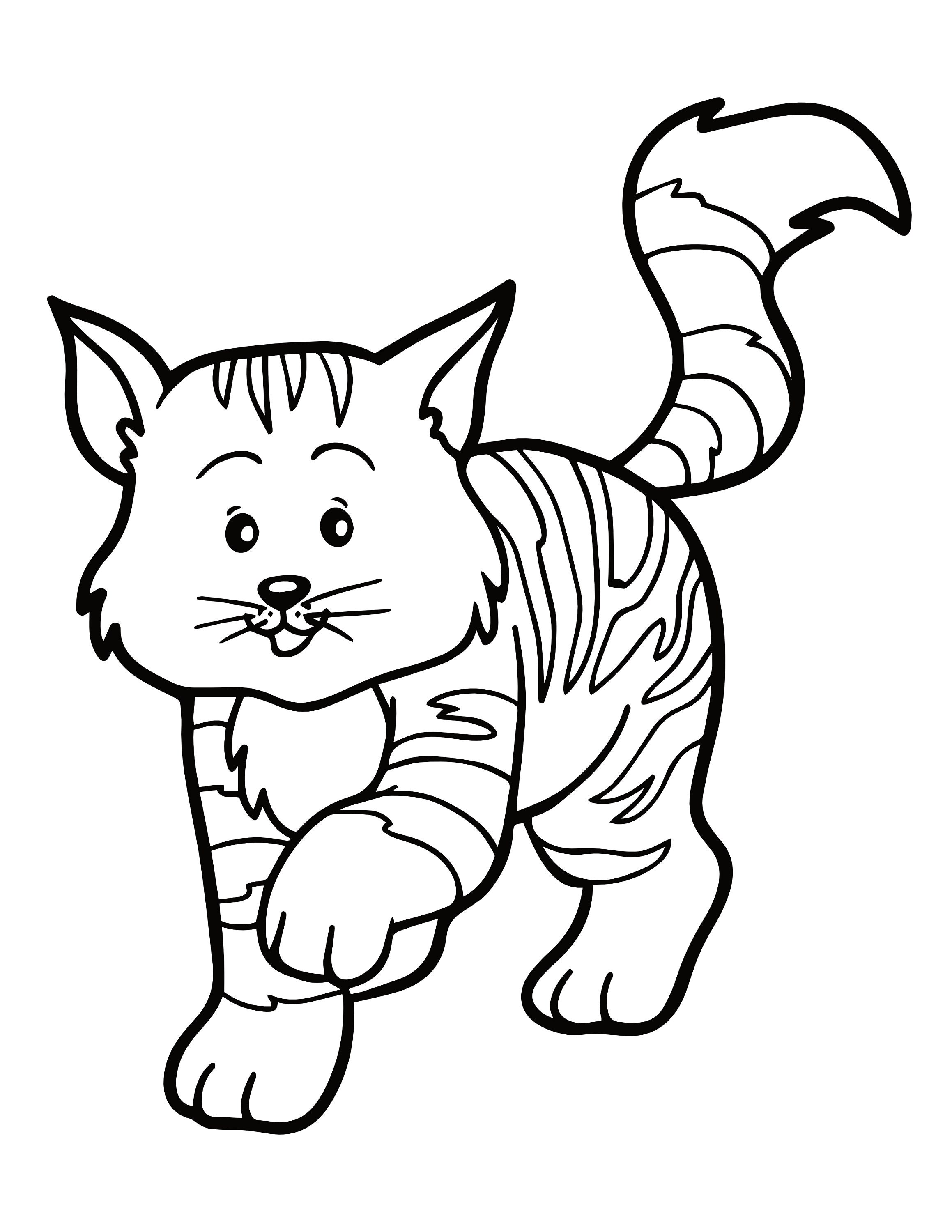 Kitten Coloring Pages 21 Printable Kitten Coloring Pages for , Etsy