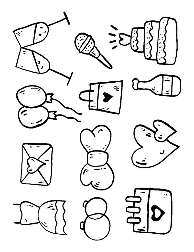 Printable Kids Wedding Coloring Book Wedding Bridal Shower Activity ...