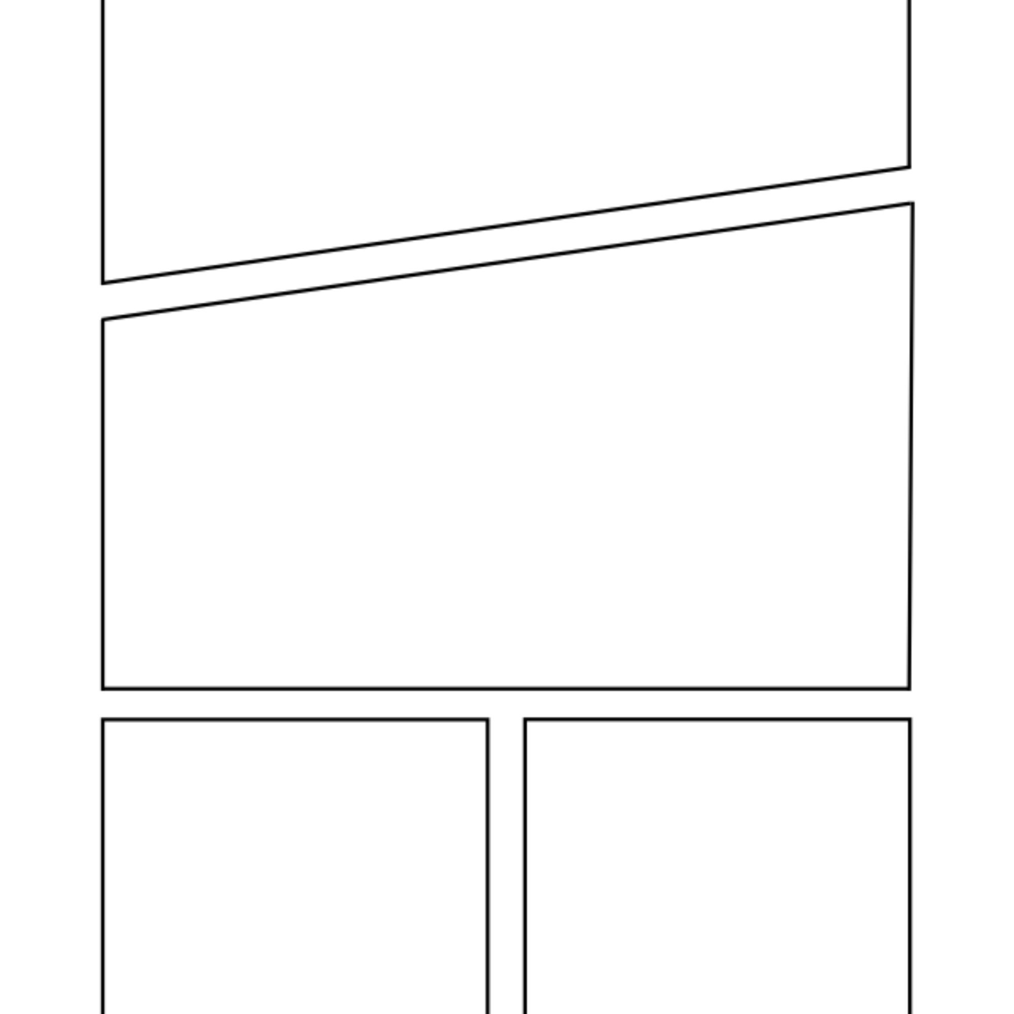 Comic Book Layout Template