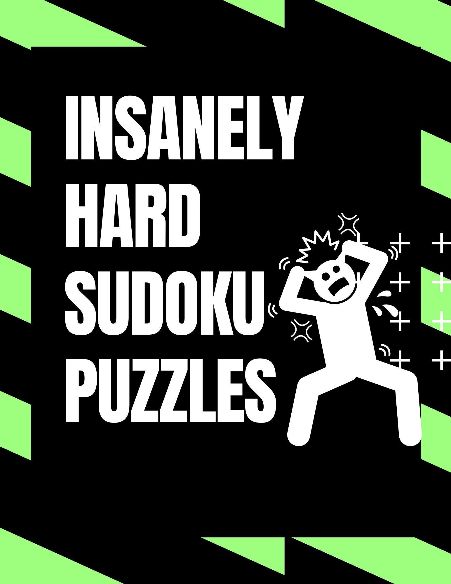 insanely hard sudoku puzzles printable difficult sudoku etsy