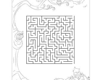 Halloween Mazes for Kids Printable Mazes for Kids 4-8 Trick or Treat Activities