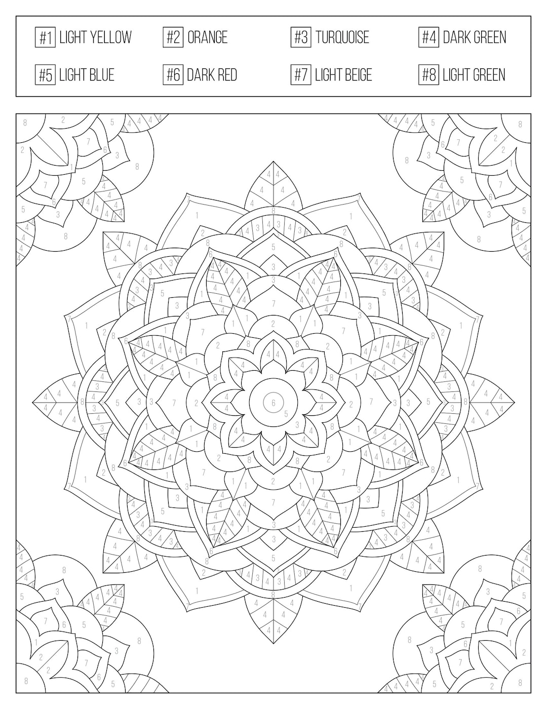 Color By Number Adult Coloring Book: color by numbers for adults