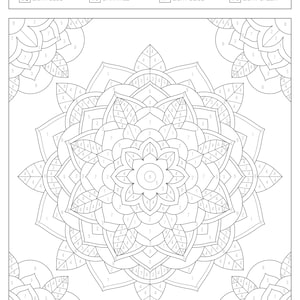 Color by Numbers Printable Coloring Book for Adults & Teens , Etsy image 1