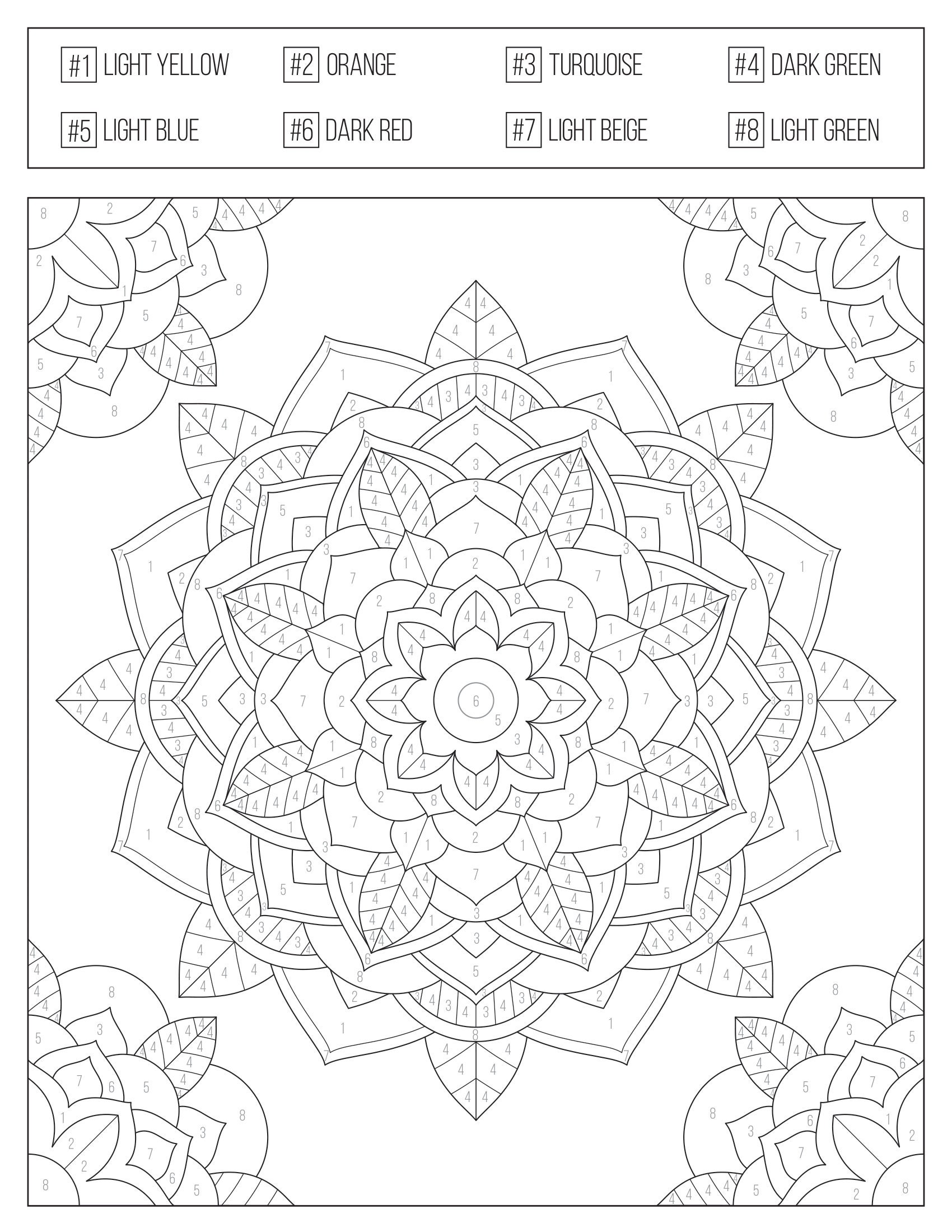 7300 Coloring By Number For Adults  Best HD