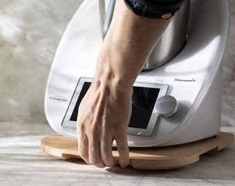 Sliding board made of solid beech wood suitable for Thermomix® TM5 and TM6