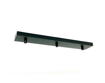 Black Steel Canopy for pendant lighting