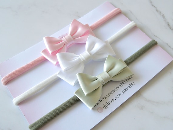 Mini-Haarschleifen Aus Satin – 30 Stück, Kawaii Haarschmuck Für Damen & Mädchen, Vielseitige Farben