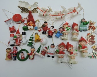 Vintage Mini Christmas Decorations