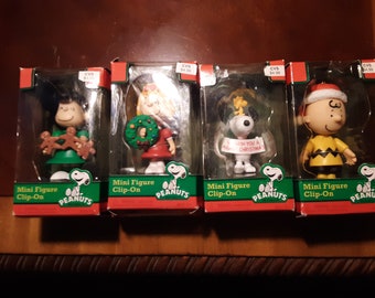 4 Charlie Brown Gang Ornaments