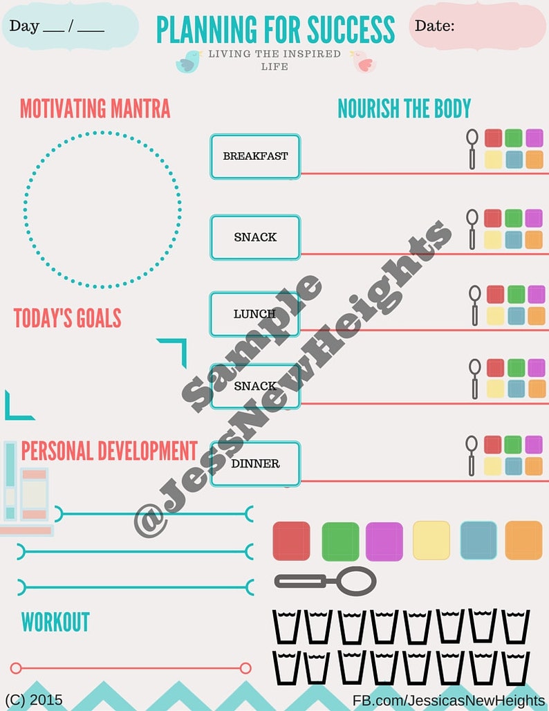Daily Success Tracker Etsy