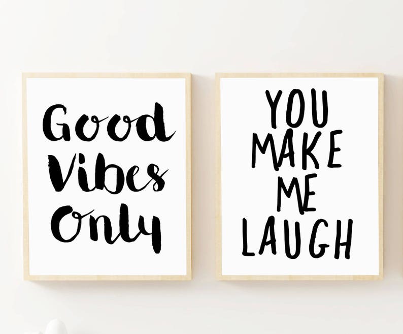 Printable You Make Me Laugh Laugh Sign Positive Print | Etsy
