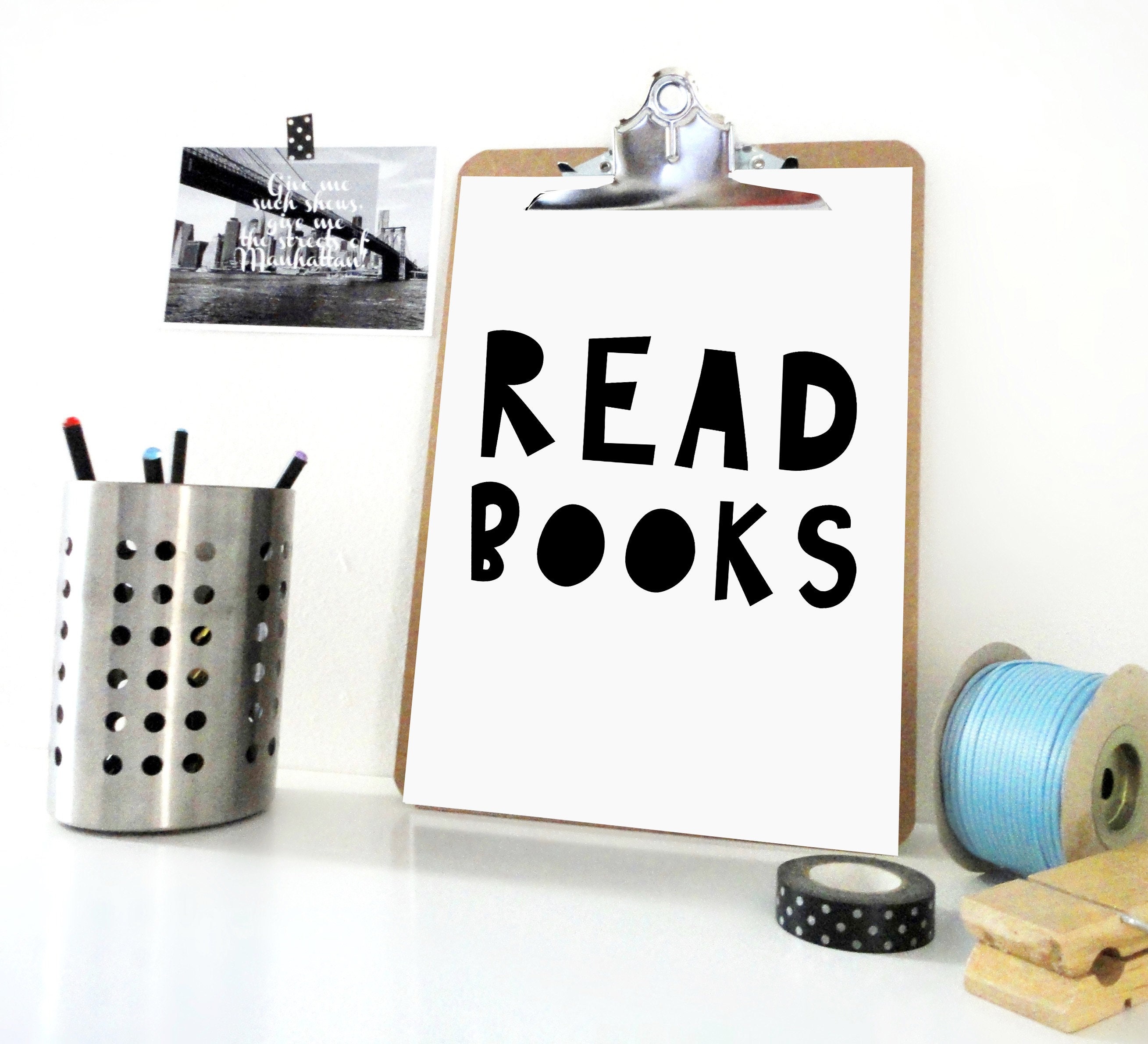 Read Books Printable Read Art Print Books Print | Etsy
