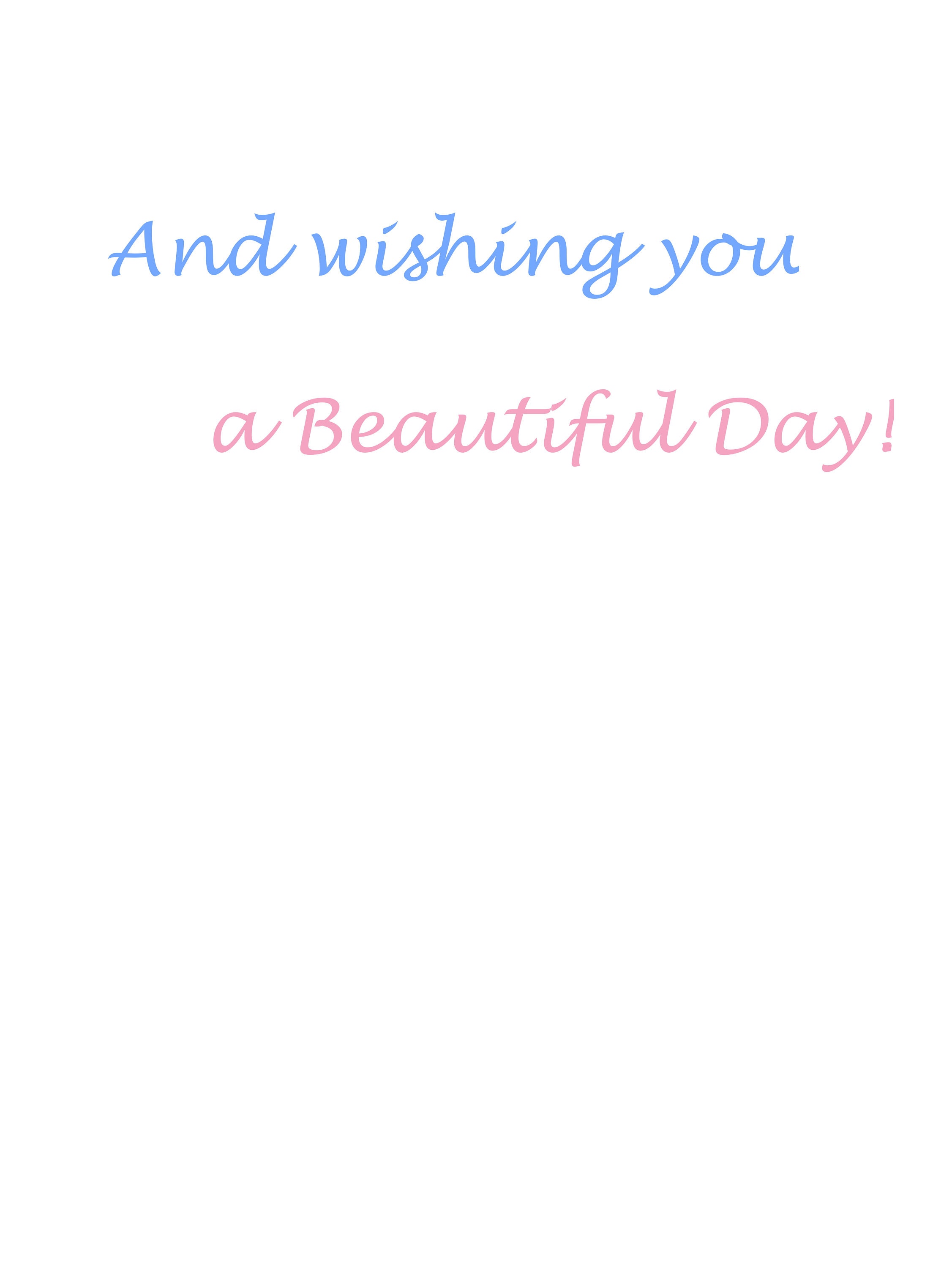 Sending You A flower Greeting Card Etsy