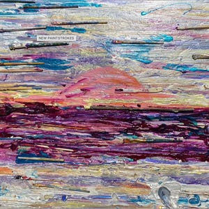 Painting You a Sunrise  Greeting Card with envelope
